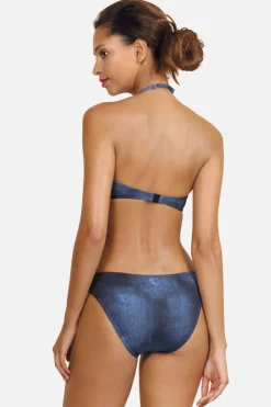 Bardotka - balkonetka cętki Jeans F72A/771