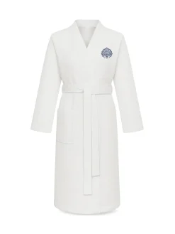 Biały szlafrok Waffle gofrowany SZL03/645H Boho