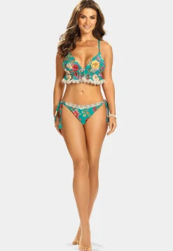 Biustonosz bikini FG161B/882 Półgorest z koronką