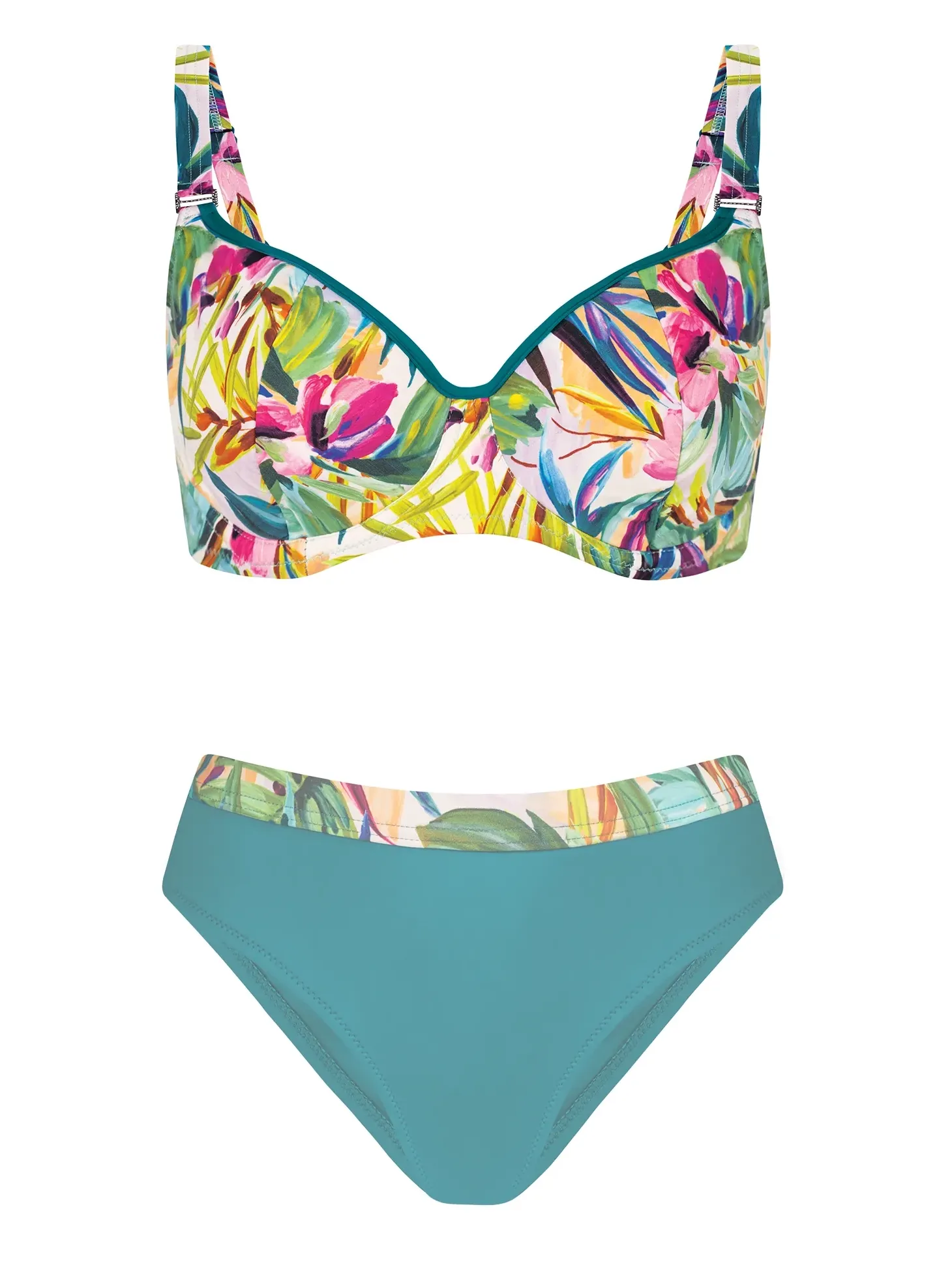 Biustonosz kąpielowy duży biust FG05/904 Tropical