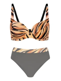 Biustonosz kąpielowy plus size FG238/903 Safari