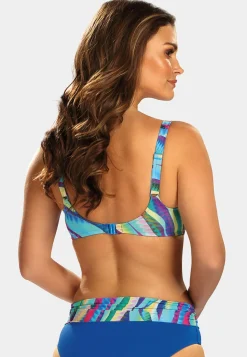 Biustonosz kąpielowy Plus Size print Wave FG04/881