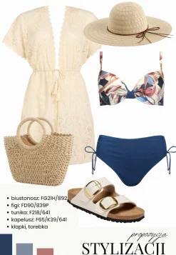Biustonosz kąpielowy z push-up FG21H/892 Magnolia