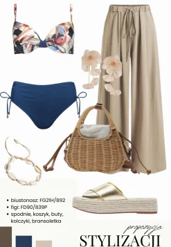 Biustonosz kąpielowy z push-up FG21H/892 Magnolia