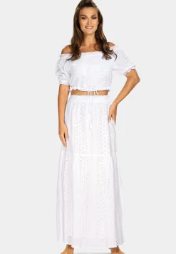 Bluzeczka haft | Hiszpanka Boho crop top F227/645