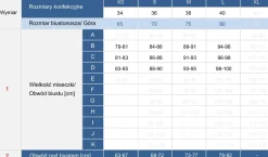 Błyszcząca góra od bikini - szarfa FG187/833A