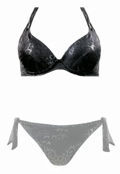 Czarna góra od bikini wiązana na szyi FG11/885