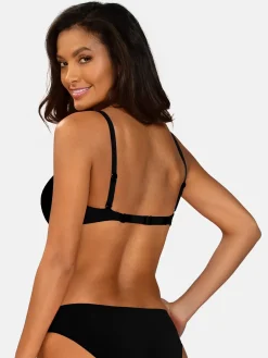 Czarna góra od bikini z efektem p-up FG228/509