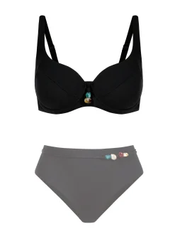 Czarny biustonosz kąpielowy FG238/509P plus size