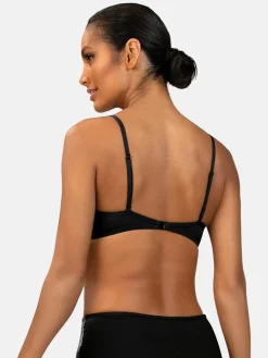 Czarny biustonosz kąpielowy push-up FG21H/931 Boho