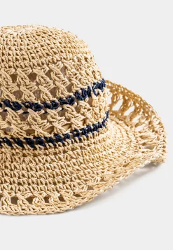 Damski kapelusz plażowy Bucket Hat F65/K50/769 beż