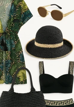 Damski kapelusz plażowy Bucket Hat F65/K49/509