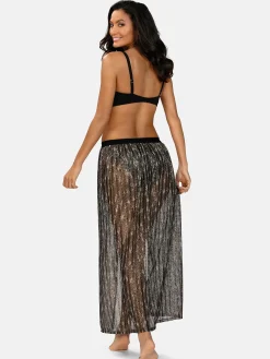 Elegancka spódnica plażowa maxi - pareo F200/509A