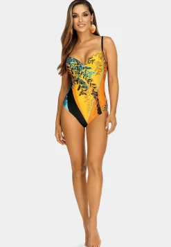 Elegancki strój jednoczęściowy z push-up F28C/838