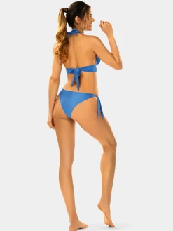Figi kąpielowe wiązane po bokach FD17F/859S blue
