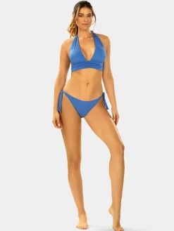 Figi kąpielowe wiązane po bokach FD17F/859S blue
