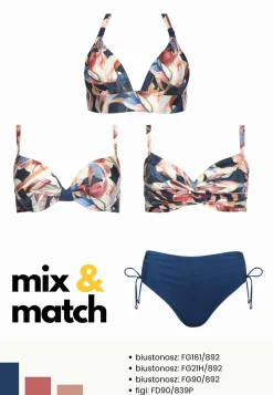 Figi od bikini wysoki stan regulowane FD90/839P