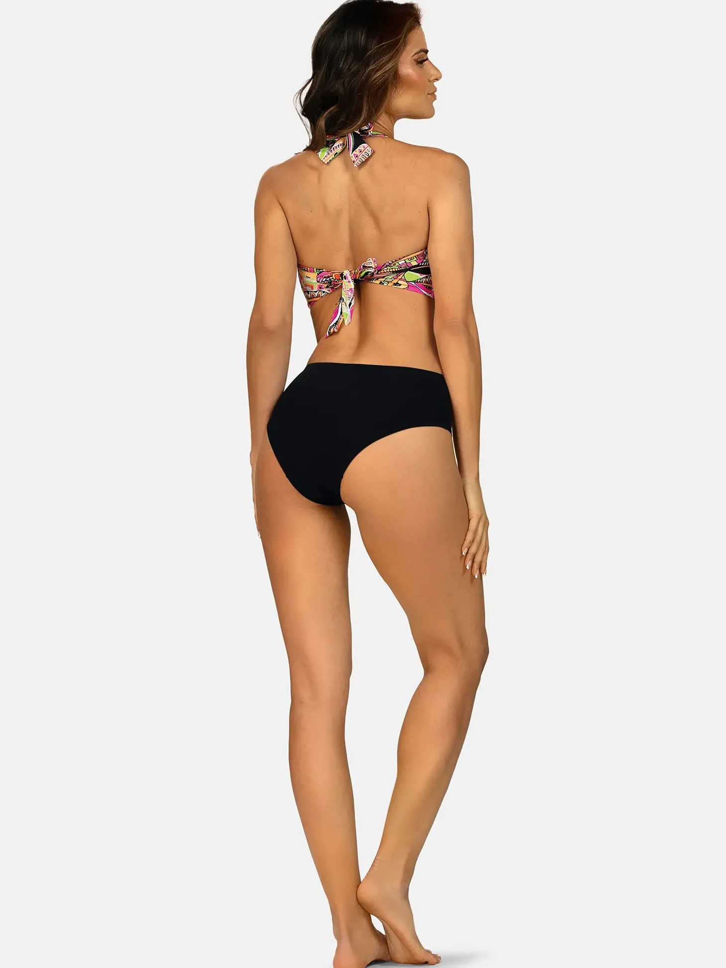 Góra bikini wiązana bez fiszbin FG239/929P prążek