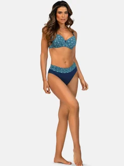 Góra kąpielowa na duży biust FG04/922 Blue Orient