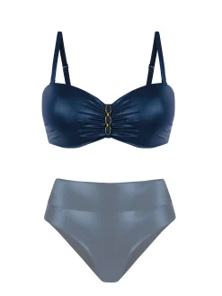 Granatowa góra od bikini Bardotka p-up FG227/839S