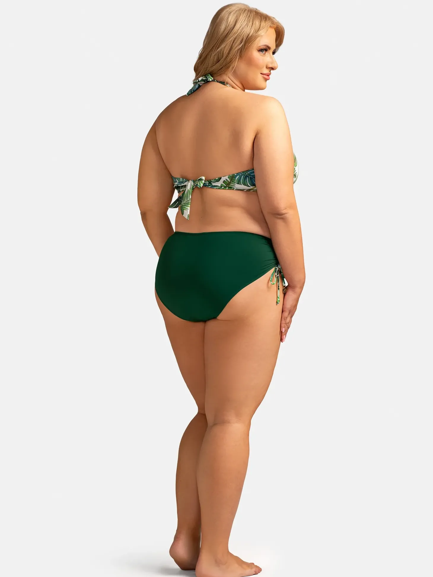 Góra od bikini wiązana na szyi FG239/907 Monstera