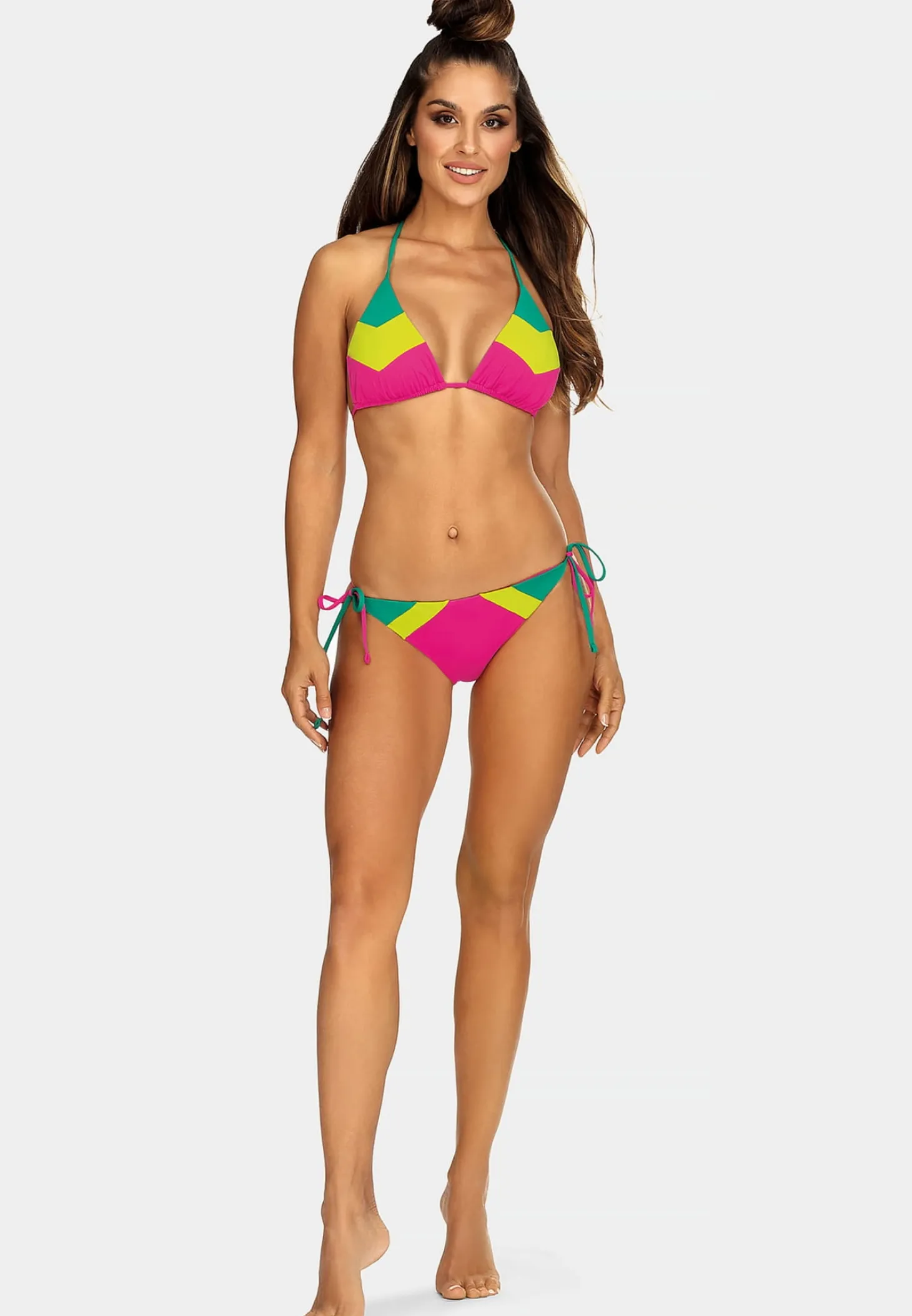 Góra od bikini wiązana - neonowe kolory FG144/828