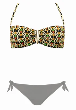 Góra od stroju bardotka Geometric print FG213/869