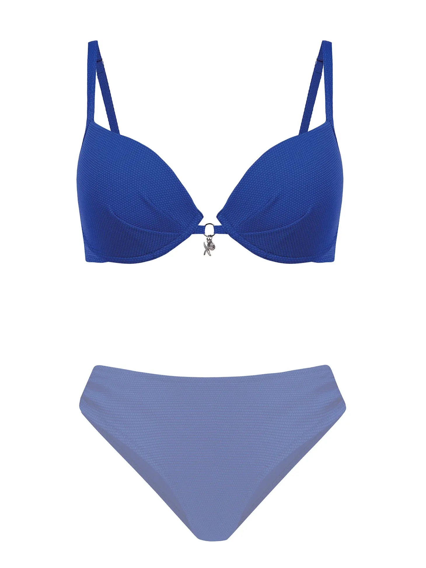 Kobaltowa góra od bikini wyjmowany p-up FG21H/604V