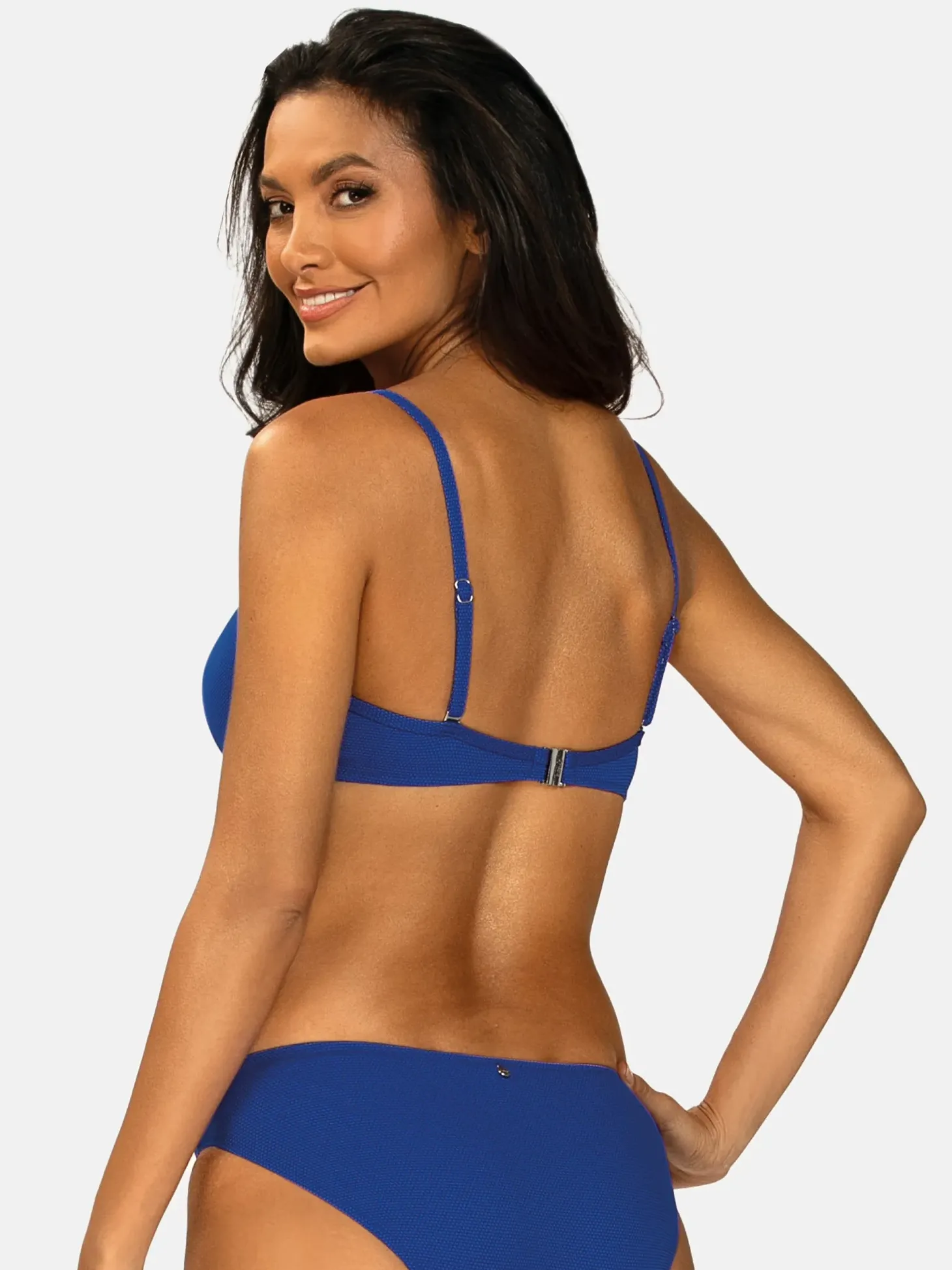 Kobaltowa góra od bikini wyjmowany p-up FG21H/604V
