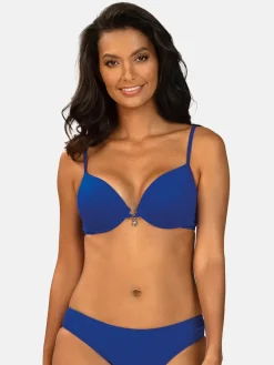 Kobaltowa góra od bikini wyjmowany p-up FG21H/604V