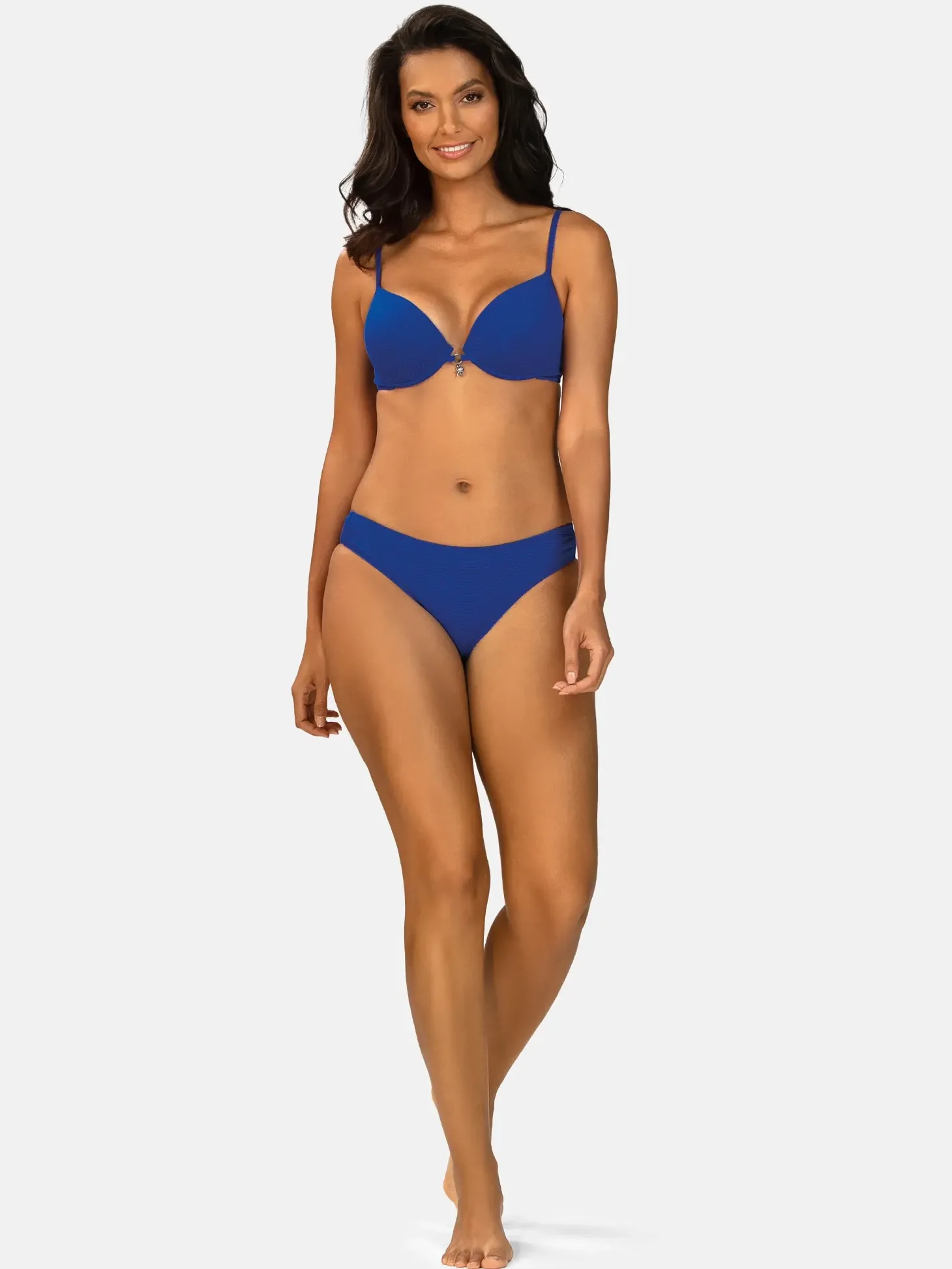 Kobaltowa góra od bikini wyjmowany p-up FG21H/604V