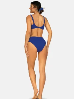 Kobaltowy dół bikini z wysokim stanem FD164/604V