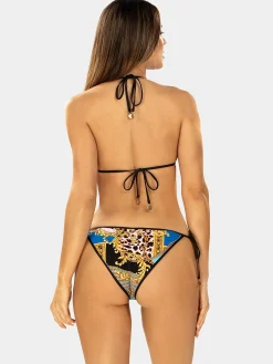 Kostium kąpielowy bikini w stylu Versace F144/768
