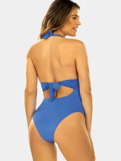 Kostium kąpielowy jednoczęściowy F232/859S blue