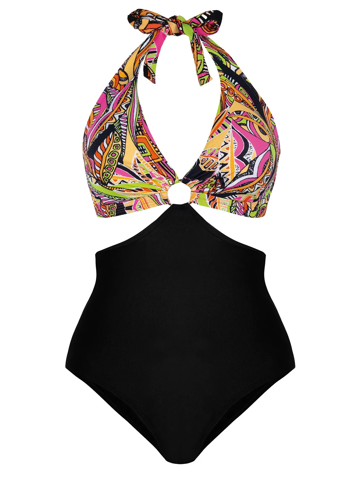 Kostium kąpielowy typu monokini prążek F233/929P