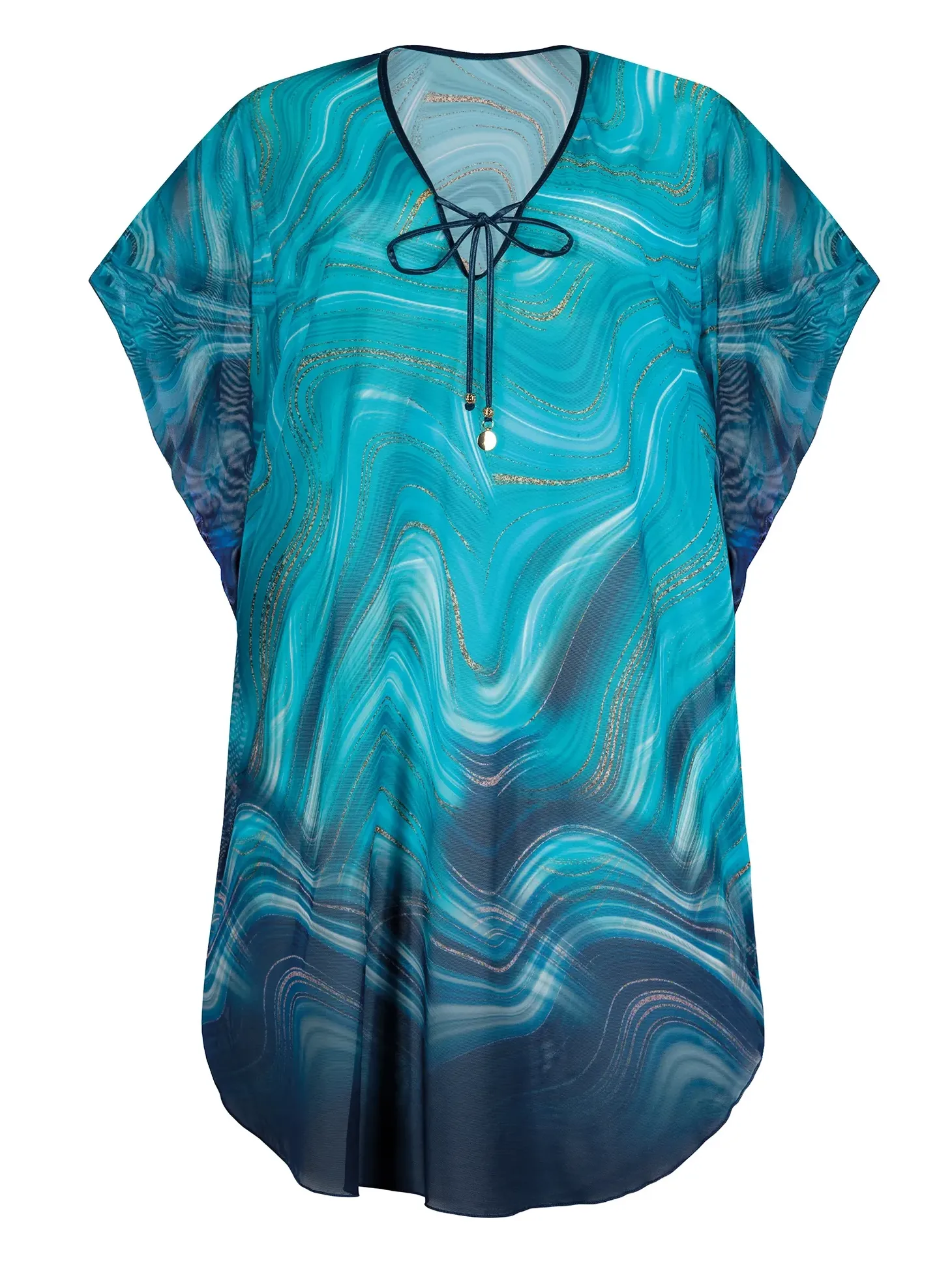 Letnia sukienka Tunika damska oversize F122A/928H