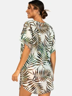 Letnia tunika Sukienka plażowa plus size F122A/925