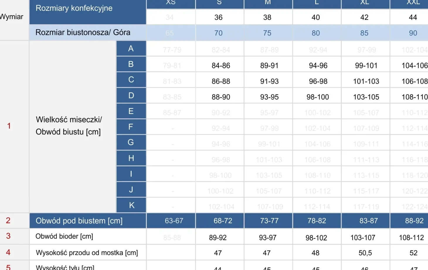 Modelujący strój jednoczęściowy push-up F231A/839P