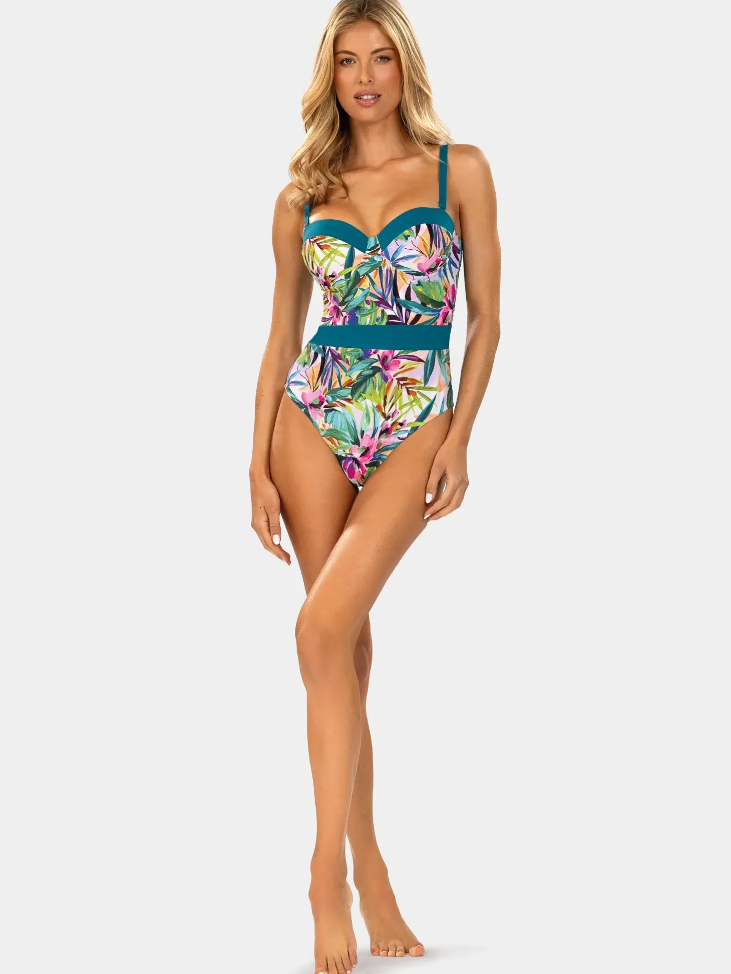 Modelujący strój jednoczęściowy F231/904 Tropical