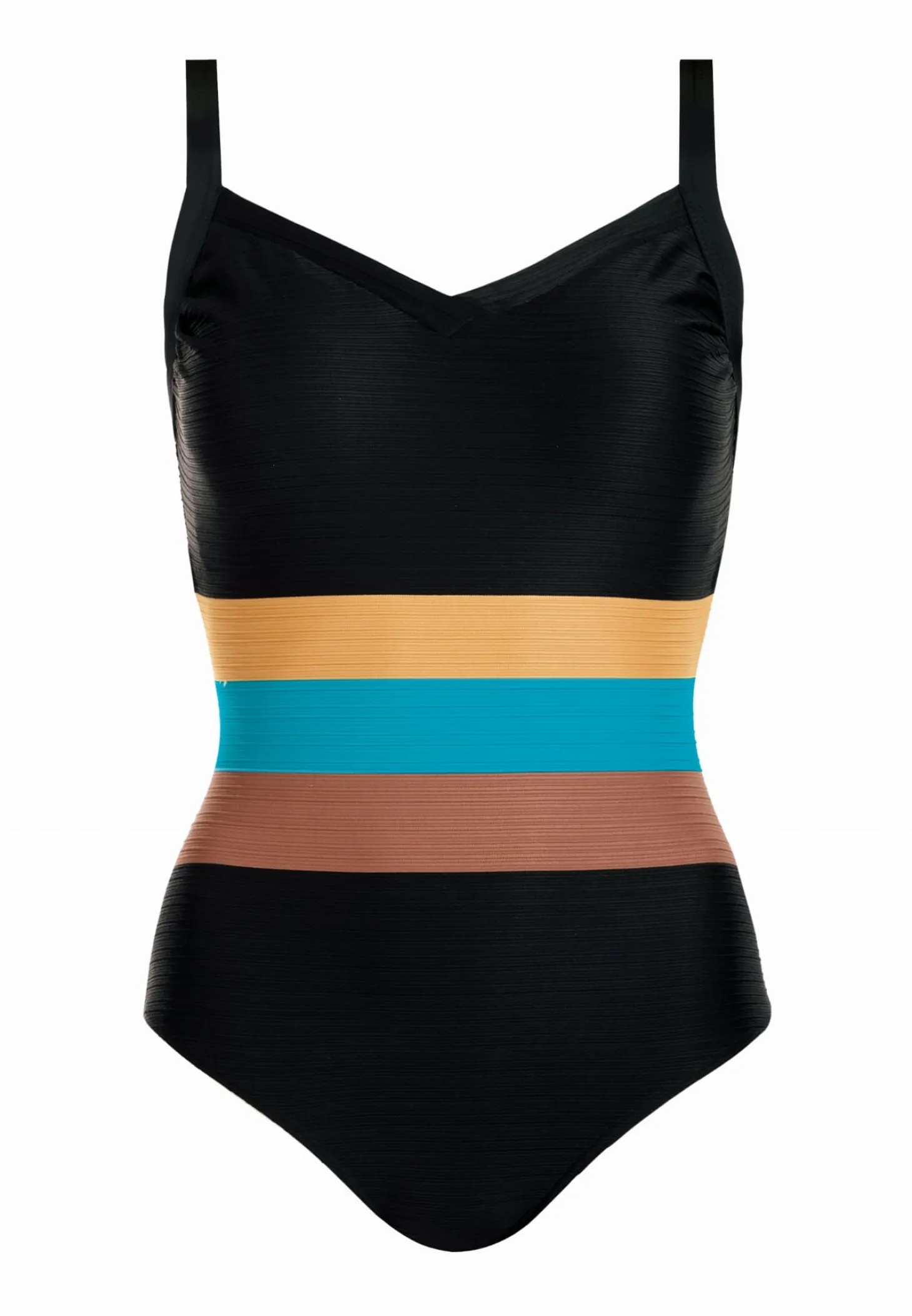 Modelujący strój kąpielowy prążek F31B/891 Trio