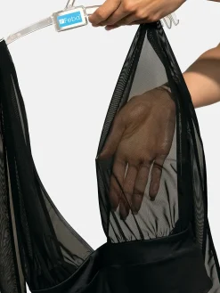 Monokini głęboki dekolt góra siateczka FL168A/509