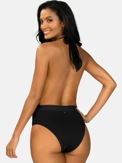 Monokini głęboki dekolt góra siateczka FL168A/509