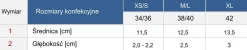 Okrągłe wkładki modelujące biust - czarne WK2/509