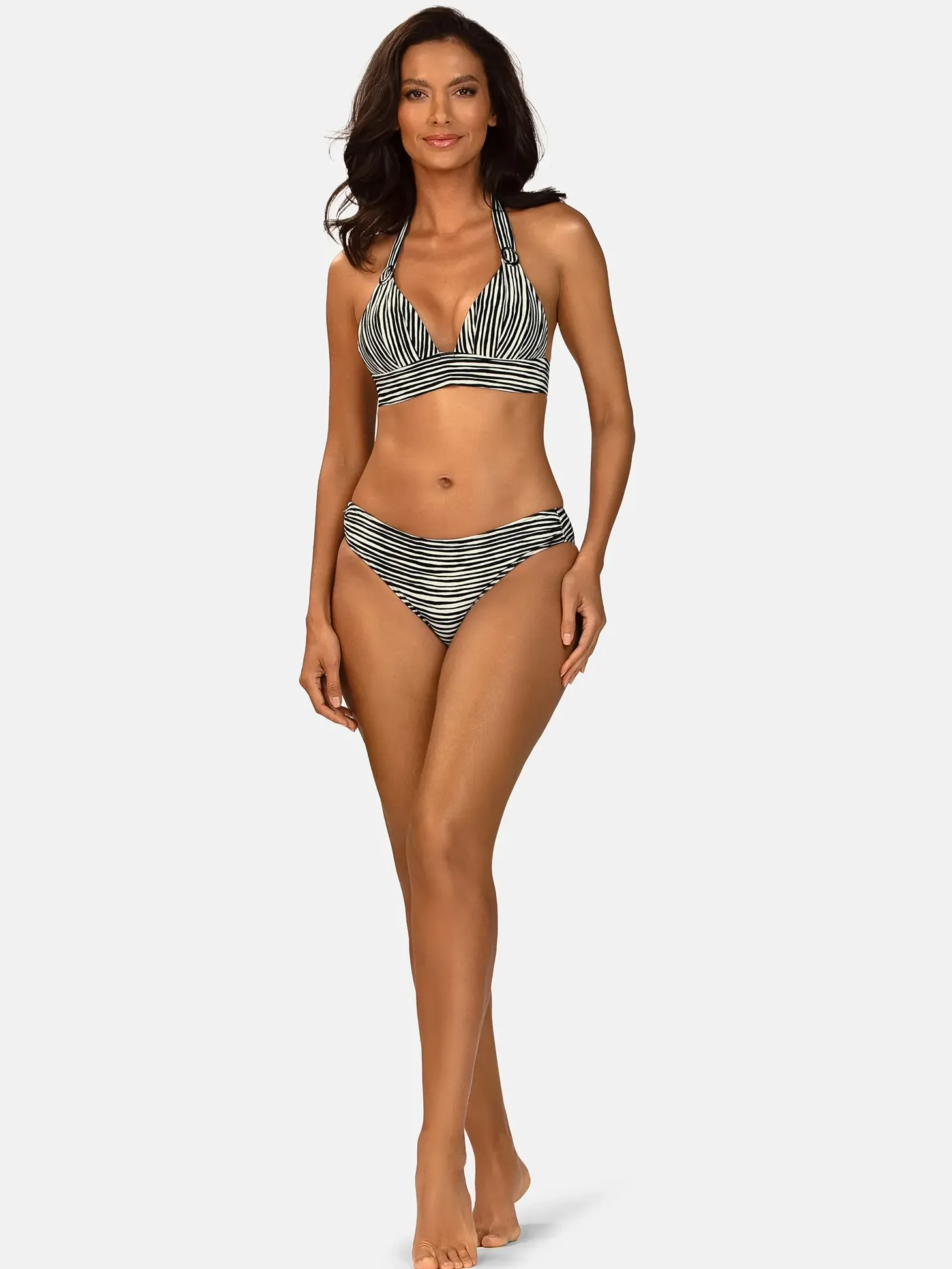 Plażowa góra bikini - wyjmowany p-up FG161/932 B&W