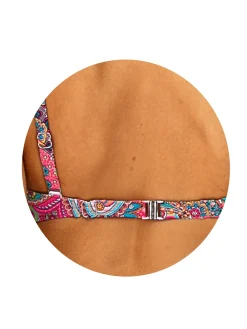 Różowa góra od bikini push-up FG228/899 Paisley