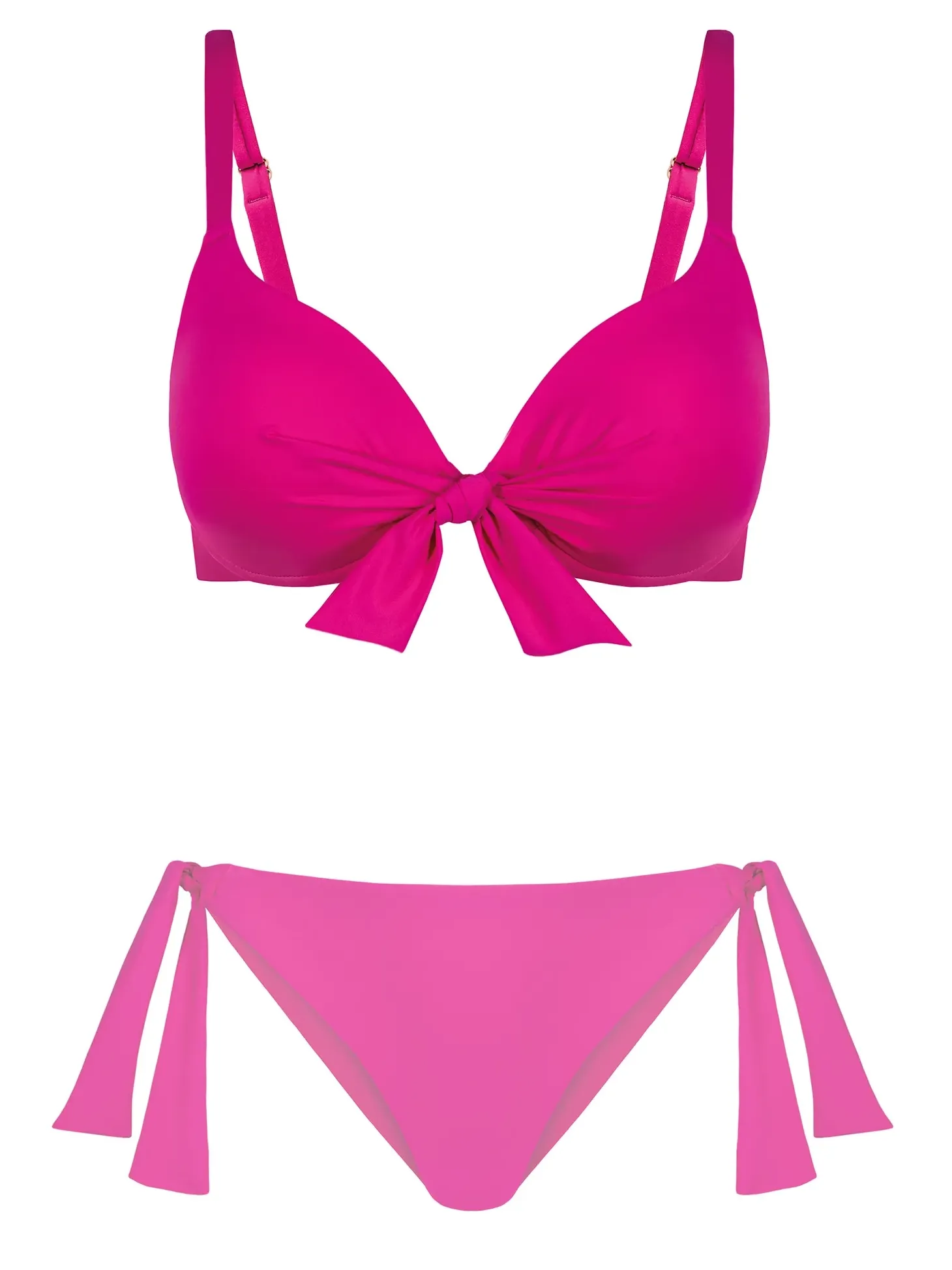 Różowa góra od bikini z efektem push-up FG228/919
