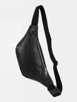 Saszetka | Nerka czarna srebrny zamek F87/BAG65