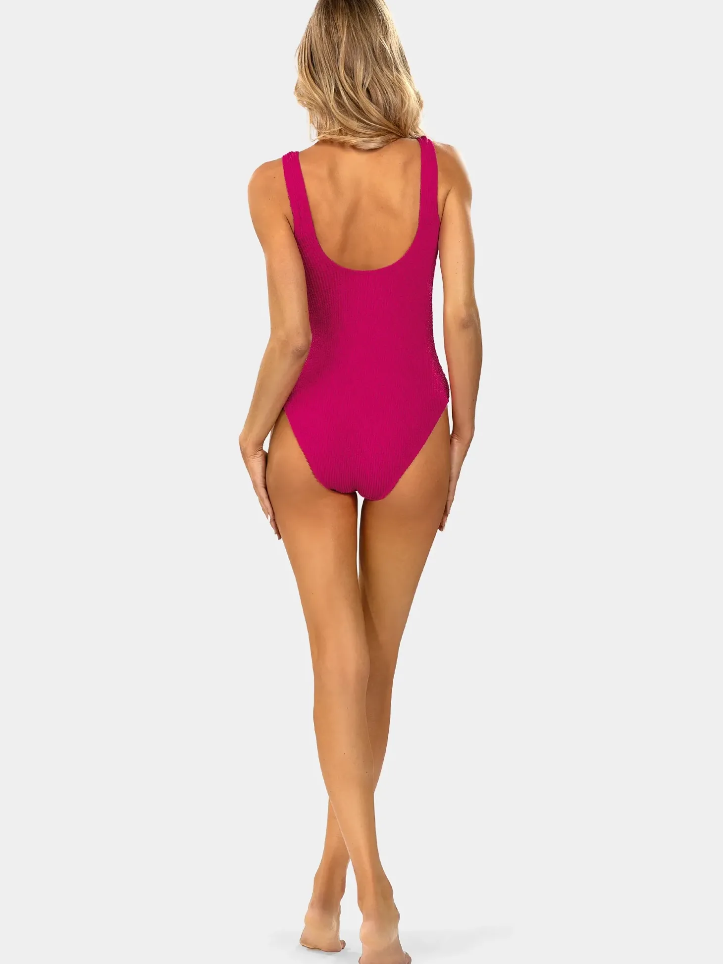 Strój kąpielowy jednoczęściowy FL95A/919G magenta
