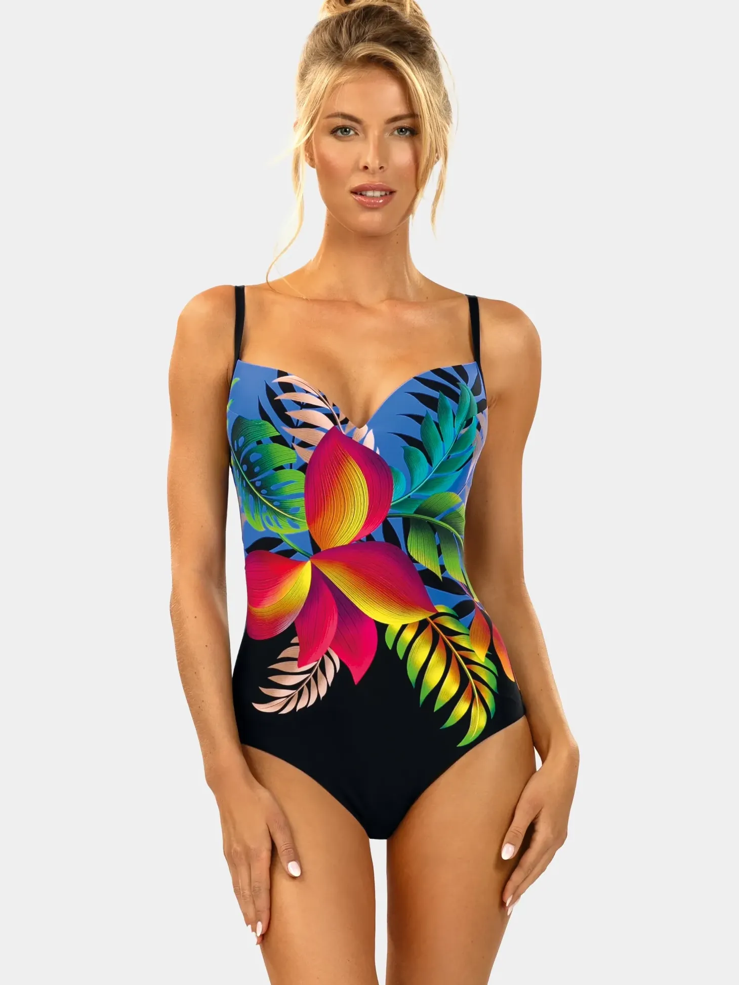Strój kąpielowy jednoczęściowy push-up F28C/900
