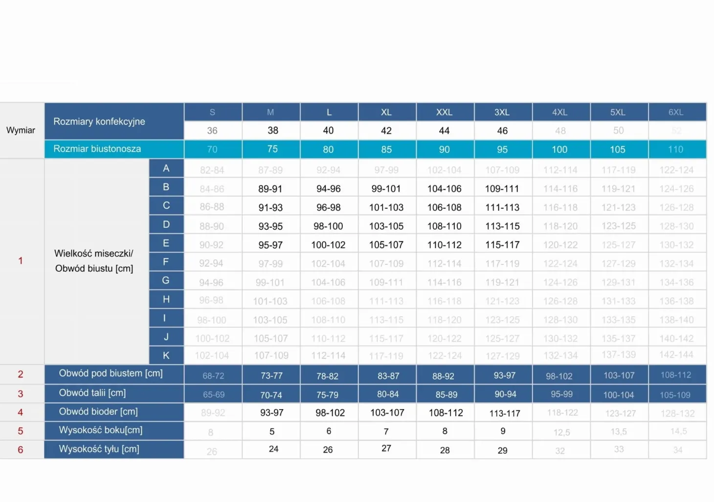 Strój kąpielowy Tankini plus-size F229/908 komplet